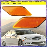1 Pair Front Bumper Side Marker Light for E-Class E350 E550 E63 2010-2013 W207 2078200321 2078200421