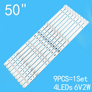 Asanzo 50ES980 - Bộ 9 thanh 4 led cho Tivi Asanzo 50ES980 JS-D-JP50EU-042EC(70310)