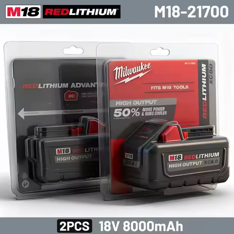 100% original Milwaukee M18 XC 18V 8.0Ah, for Milwaukee tool Rechargeable battery 18V 48-11-2830 073