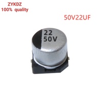 20PCS 50V22UF SMD Aluminum Electrolytic Capacitor 22UF50V Size： 6.3*5.4MM