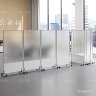 Office Mobile Screen Factory Workshop Partition Wall Acrylic Transparent Partition Company Folding Sliding Movable Wall