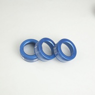 3pcs Dashboard A/C Control Knobs Decoration Ring Metal Trim Cover For Toyota 86 GT86 For Subaru BRZ 