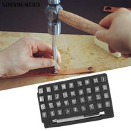 SIJIANGMOLD Alphabet Stamping Kit, 33pcs/37pcs 26 Capital Letter Leather Stamping Tool, Crafting Kit