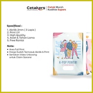 ∈ ♂ ♈ Kpop PHOTOCARD HOLDER Acrylic Printers - Unique CUSTOM POCA HOLDER