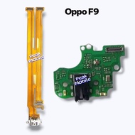 Oppo F9 Handsfree Board + Flexible Oppo F9 charging connector