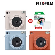 贈1卷底片+底片透明保護套20入 FUJIFILM 富士 Instax SQUARE SQ1 拍立得相機 -經典白 (原廠公司貨)