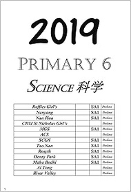 2019 Primary 6 Top Schools Exam Papers - P6 Science