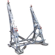 Millenium Falcon Display Stand Vertical Holder Set, DIY Display Bracket Building Blocks Kit for 7519