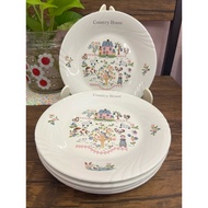 Country House Divided Plate Size 6.8 Inches