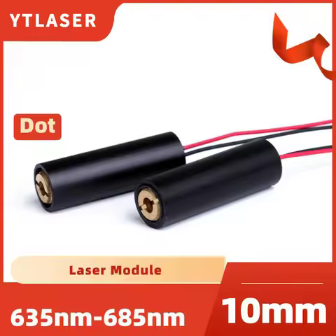 PMMA/Glass Lens 635nm 650nm 670nm 685nm1mW 5mW 10mW Focusable Adjustable Red Laser Dot Head Module w