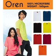 OREN SPORT Unisex Microfiber Quick Dry QD04 (white, navy, black, yellow, red, maroon, orange)