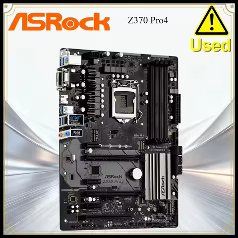 ASRock Z370 Pro4 Desktop Motherboard With Intel Z370 Z370M DDR4 LGA 1151 Original Desktop Mainboard
