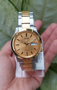 นาฬิกา Seiko 5 Automatic รุ่น SNK792K1 นาฬิกาสำหรับผู้ชาย สองกษัตริย์ หน้าปัดทอง - ของแท้ 100% รับประกันสินค้า1 ปี