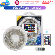 Đèn dây led RGB 16 triệu màu 10M điều khiển bằng điện thoại và Remote nháy theo nhạc LED đuổ - Trang