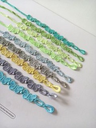 蕾絲編織幸運手環 四葉草 幸運草 蝴蝶 愛心 和平 十字架 星星Butterfly crochet braclet 9 pics friendship bracelet