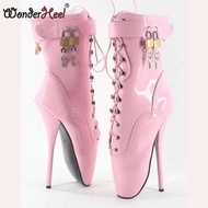 ️ Wonderheel Sells Ballet Ankle Boots 7" Spike "Spike