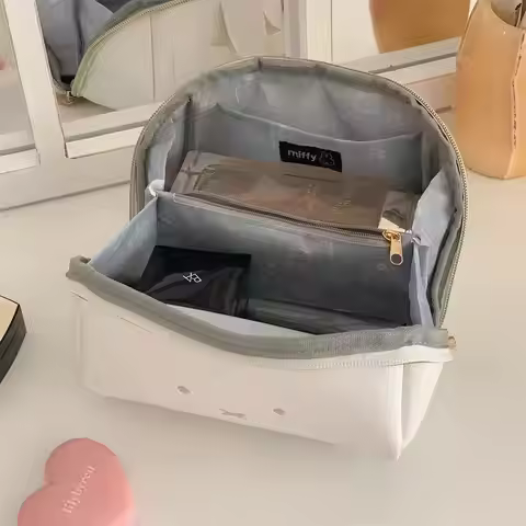 MIFFY Handheld Makeup Bag Adorable Multi Functional MIFFY Storage Bag Portable Large Capacity MIFFY 
