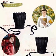 Ancient Style Costume Hanfu Head Crown Male Hat Minister Hat Top Hat Disc Hat Red Rich Hat Ancient A
