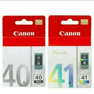 tinta catridge Canon 40 black dan  41 colour satuan/set for canon iP1200, iP1300, iP1600, iP1700, iP