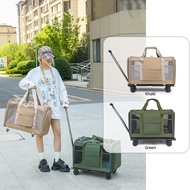 Bag Kucing Cat Carrier Bag Kucing Cat Travel Beg Kucing Pet Carrier Bag Cat Bag Rolling Suitcase Out