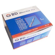 BD 胰島素針筒(1ml) 連針咀(29G x12.7mm ) Micro-fine Plus Demi (美國制造)