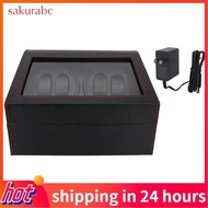 Sakurabc Wristwatch Winder Box  Storage Automatic Watch for Office Home Women Girls