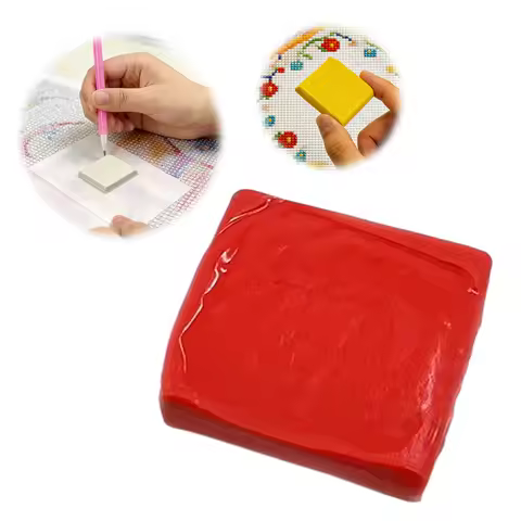 Scented Diamond Art Wax 3.4x4cm Glues Clay Diamond Art Wax Colorful Long-Lasting for DIY Diamonds Pa