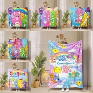 Care Bears Cartoon Cute SingleSided Printed Flannel Blanket Gift for Friends and Family