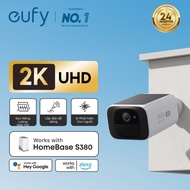 Eufy SoloCam S220, Solar Outdoor Security Camera, Wireless, Monthly Free, HomeBase3 Support