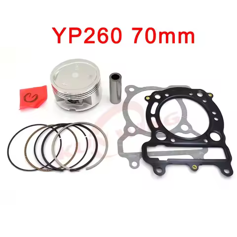 70mm Bore Piston Ring Kit Gasket for LinHai 260 LH260 Majesty 260 YP260 4HC Motorcycle ATV Engine Pa