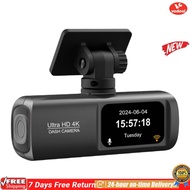[Vodool Official Mall]4K Dash Cam Smart Connect เครื่องบันทึกรถในตัว WiFi Dual Lens Car Camcorder 24