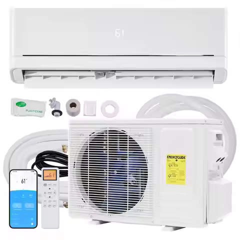 24,000 BTU Mini Split Air Conditioner & Heater, 18 SEER2 Inverter Ductless AC Unit, 220V Energy Effi