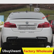 On sale For BMW F10 F18 Spoiler ABS Material Car Rear Wing Primer Color Rear Spoiler for BMW M5 520i