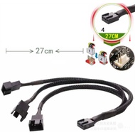 Splitter cable, FAN power splitter Hub to multiple ports 4 PWM speed controller