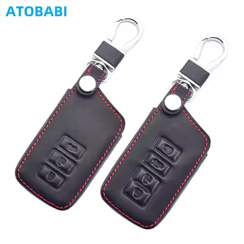 Leather Car Key Case For Lexus ES350 ES300h GS350 IS200T IS350 LX570 NX200 NX300 NX300h RC200t RX350