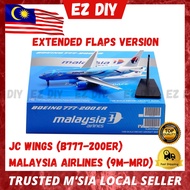 JC WINGS Malaysia Airlines Boeing B777-200ER 9M-MRD Flaps Down 1:400 Freedom of Space Livery Airplan