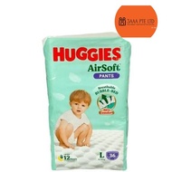 HUGGIES AIRSOFT L BABY DIAPER PANTS 9-14KG