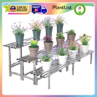 PlantList 🎍 Stainless Steel Flower Rack Succulents Holder Plant Rack Ladder Flowerpot Rack for Indoo