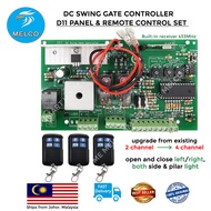 Arm Panel Board D11 4CH 433mhz Built-in Receiver Swing / Folding Gate Control Panel - Complete with 