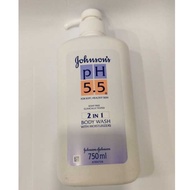 JOHNSON'S pH 5.5 2 In 1 Body Wash 750ml