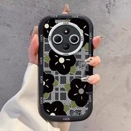 เคสสําห Xiaomi Redmi 14C 5G A4 5G A14R 5G POCO C75 5G POCO M7 5G เคสโทรศัพท์ดอกไม้ซิลิโคนกันกระแทก