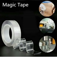 Grip Tape 1mm x 1m Nano Magic Double Isolasi Dinding Tembok HP Lem 3cm