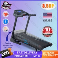 Treadmill M10 heart rate detection Bluetooth Music APP Massager AIDS foldable fitness exercise