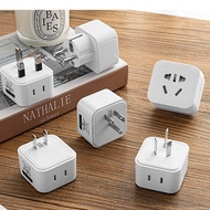 3 to 2 Conversion Plug Three-Pin to Two-Hole Household Socket One-to-Two Socket Multi-Function Socket Power Charger 3 to 2 Conversion Plug Three-Pin to Two-Hole Household Socket One-to-Two Socket Multi-Fun