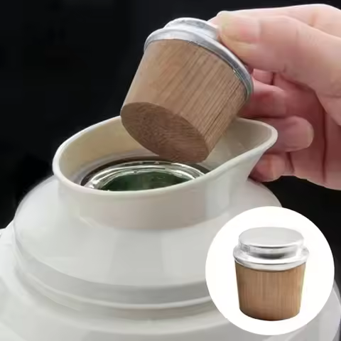 2PCS New Sealed Wood Thermo Bottle Stopper Replace Thermo Pot Lid Cork Plug Kettle Accessories Bottl