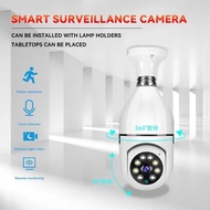 iShop Camera 2MP Night Vision 2.4G Wifi E27 Bulb Surveillance 4X Digital Zoom Video smart home Secur