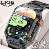 LIGE Smart Watch Men Outdoor Sports IP68 Waterproof Fitness Bluetooth Call Multifunction Smart Watch