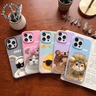 JELLY 2 IN 1 CASE CUTE ANIMALS VIBES FOR REALME C21Y C25 C30 C31 C33 C35 C50 C51 C53 C55 C60 C61 C63