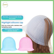 EPMN> Hair Coloring Highlighting Cap Reusable Silicone Highlight Cap Pull Through Caps For Hair Dyin