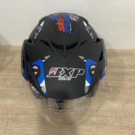 DF54 - JP7 Sedoo Helmet Mattebiru - Double Visor - SNI Helmet - Adult Helmet - BXP - Godzilla - JP -